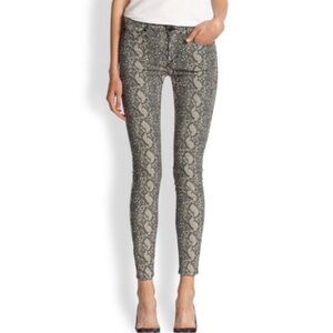 HUDSON Nico Python Super Skinny Snake Print Jeans